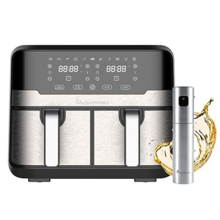 Freidora sin Aceite 9 L 2400 W Negro Masterpro Rocket Duo